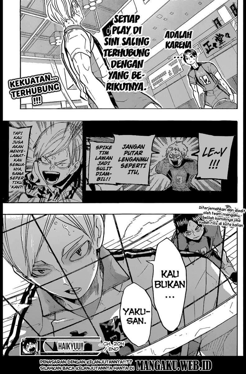 Haikyuu!! Chapter 204 Gambar 20