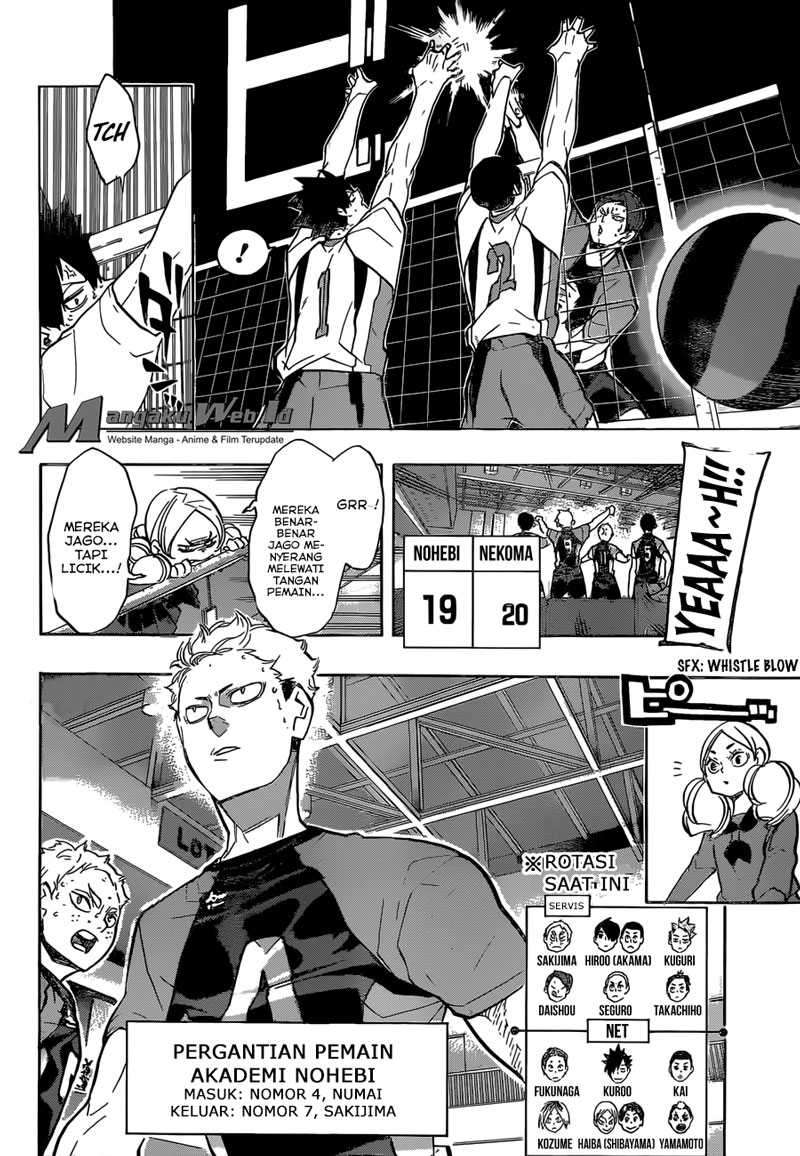 Haikyuu!! Chapter 203 Gambar 10