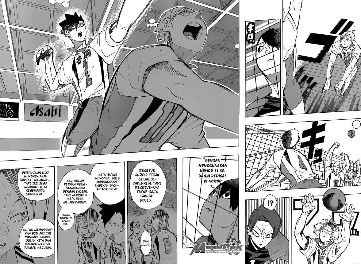 Haikyuu!! Chapter 201 Gambar 17