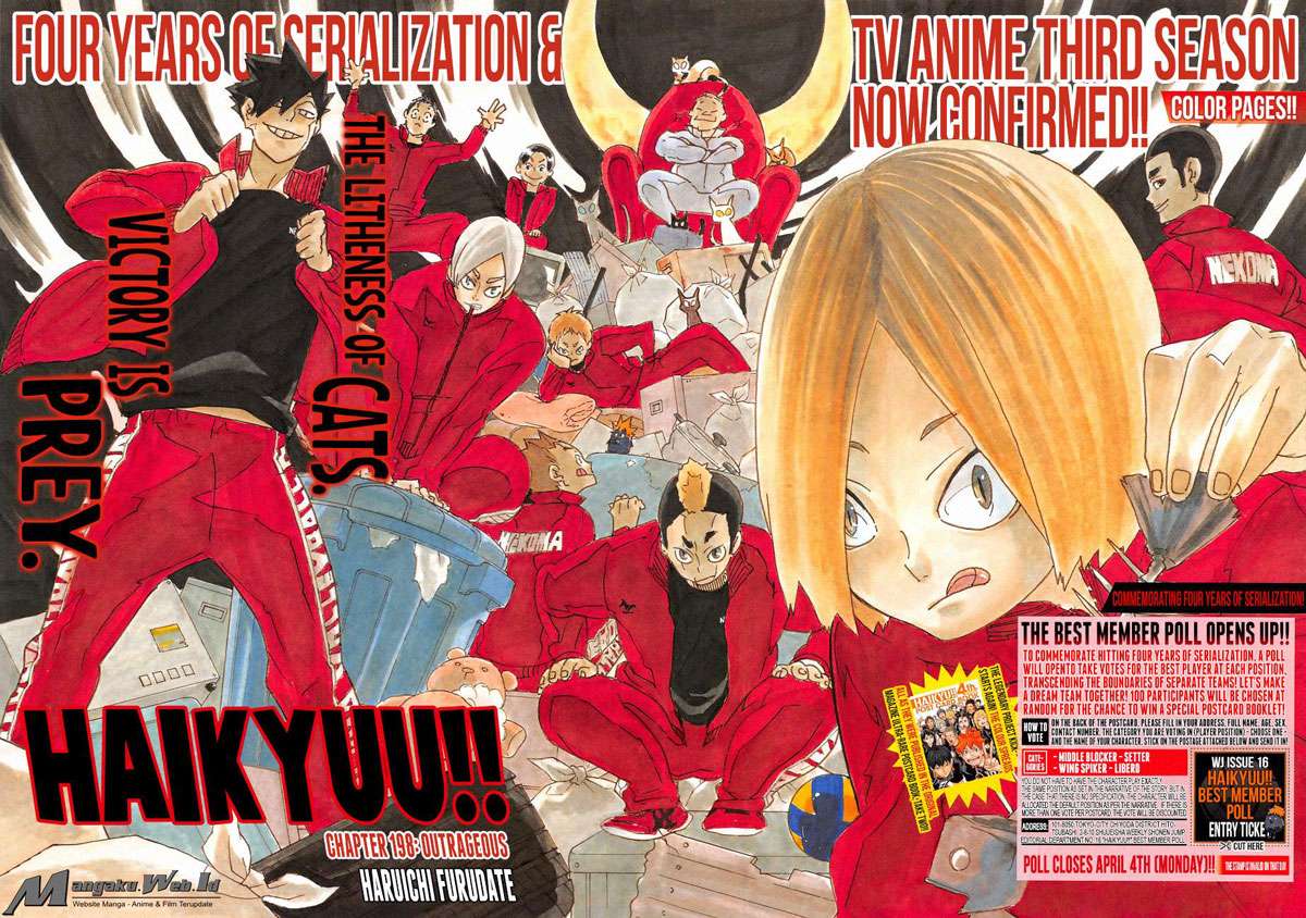 Haikyuu!! Chapter 198 Gambar 3