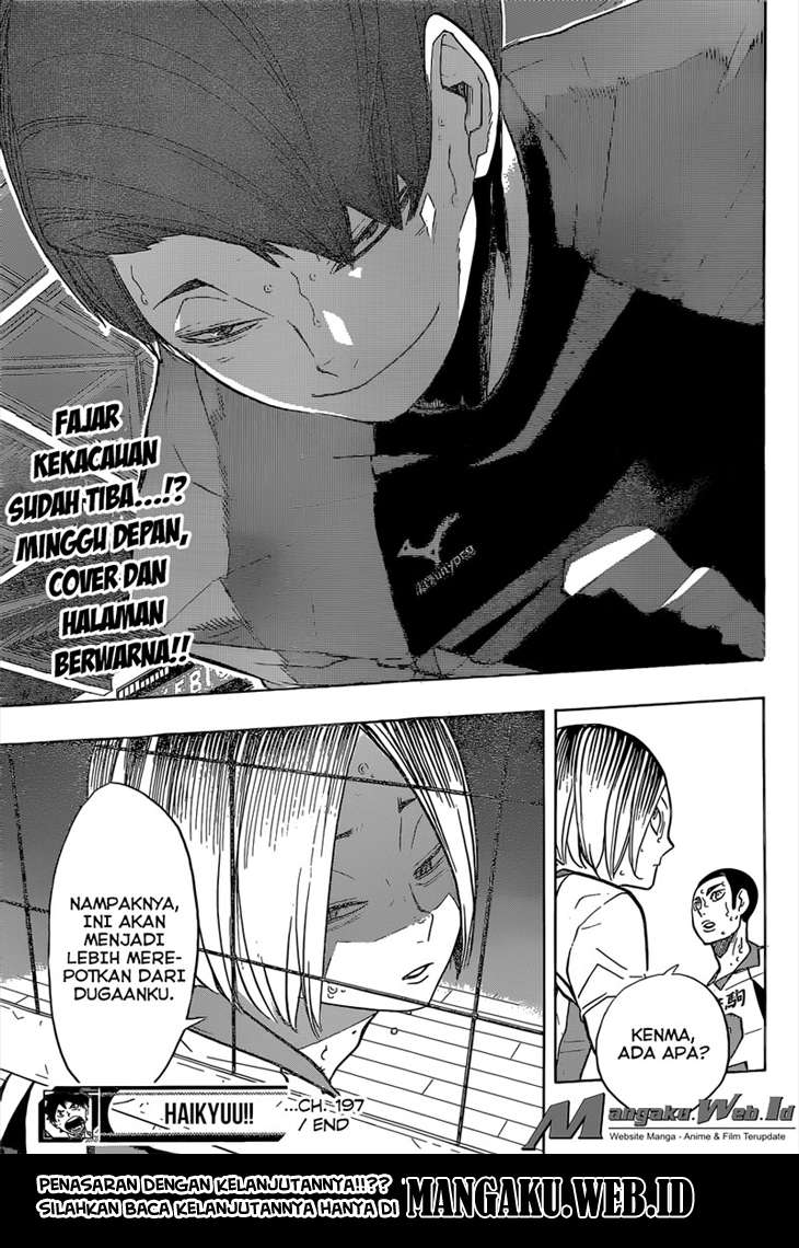 Haikyuu!! Chapter 197 Gambar 19