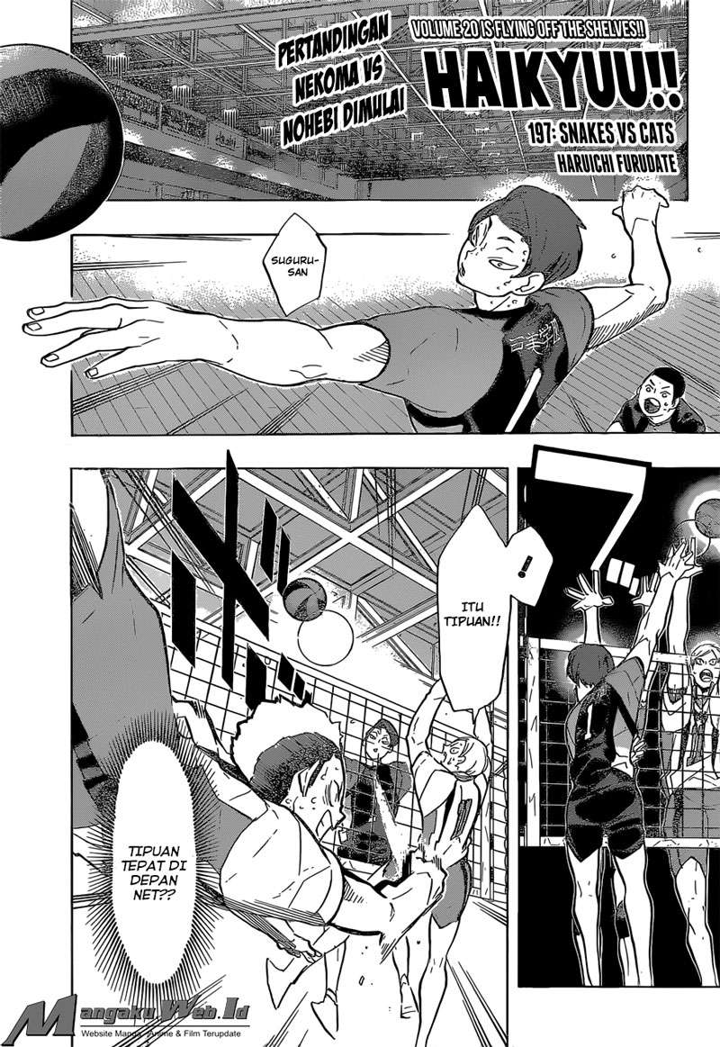 Manga Haikyuu!! Chapter 197 gambar nomor 2