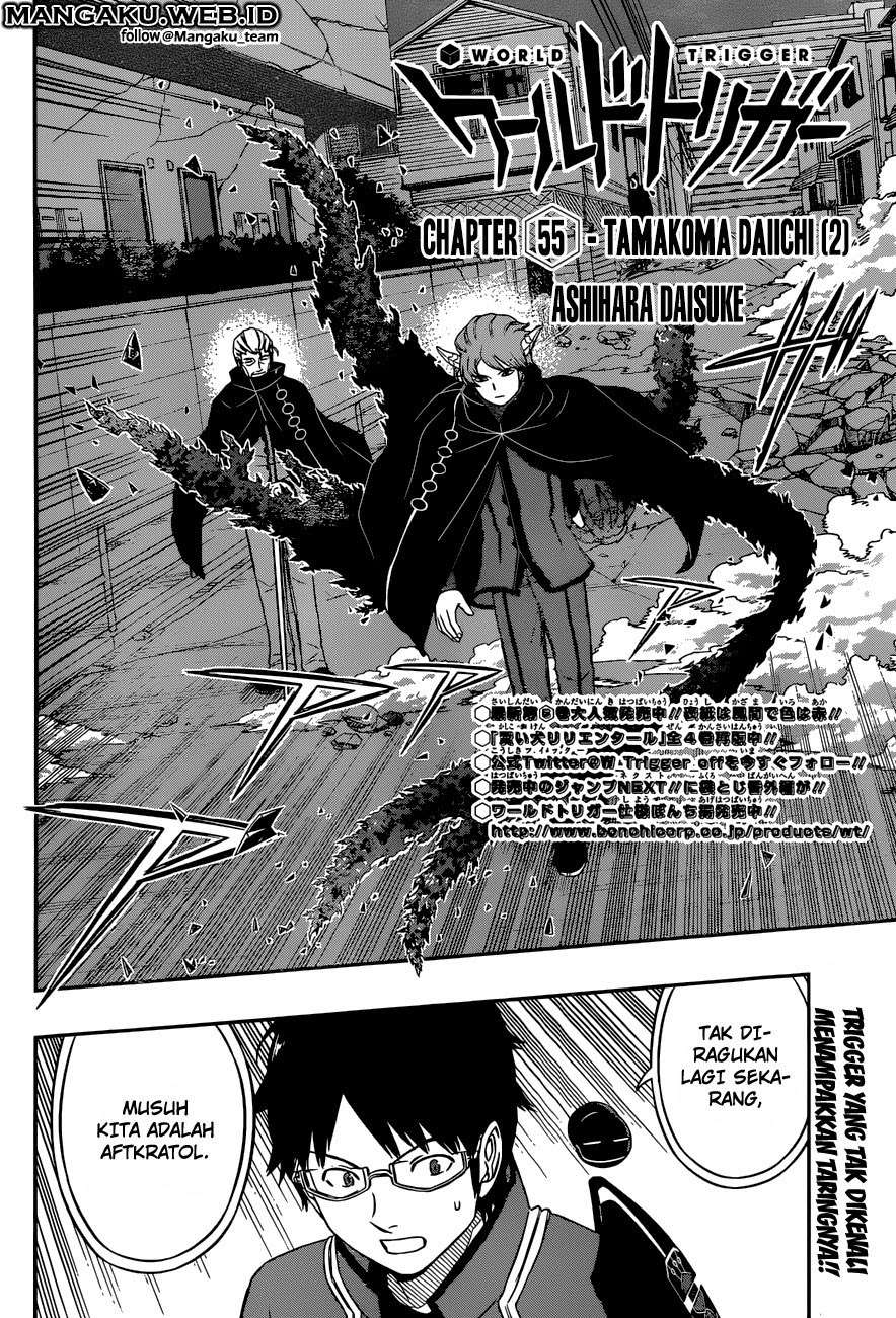 Manga World Trigger Chapter 55 gambar nomor 2