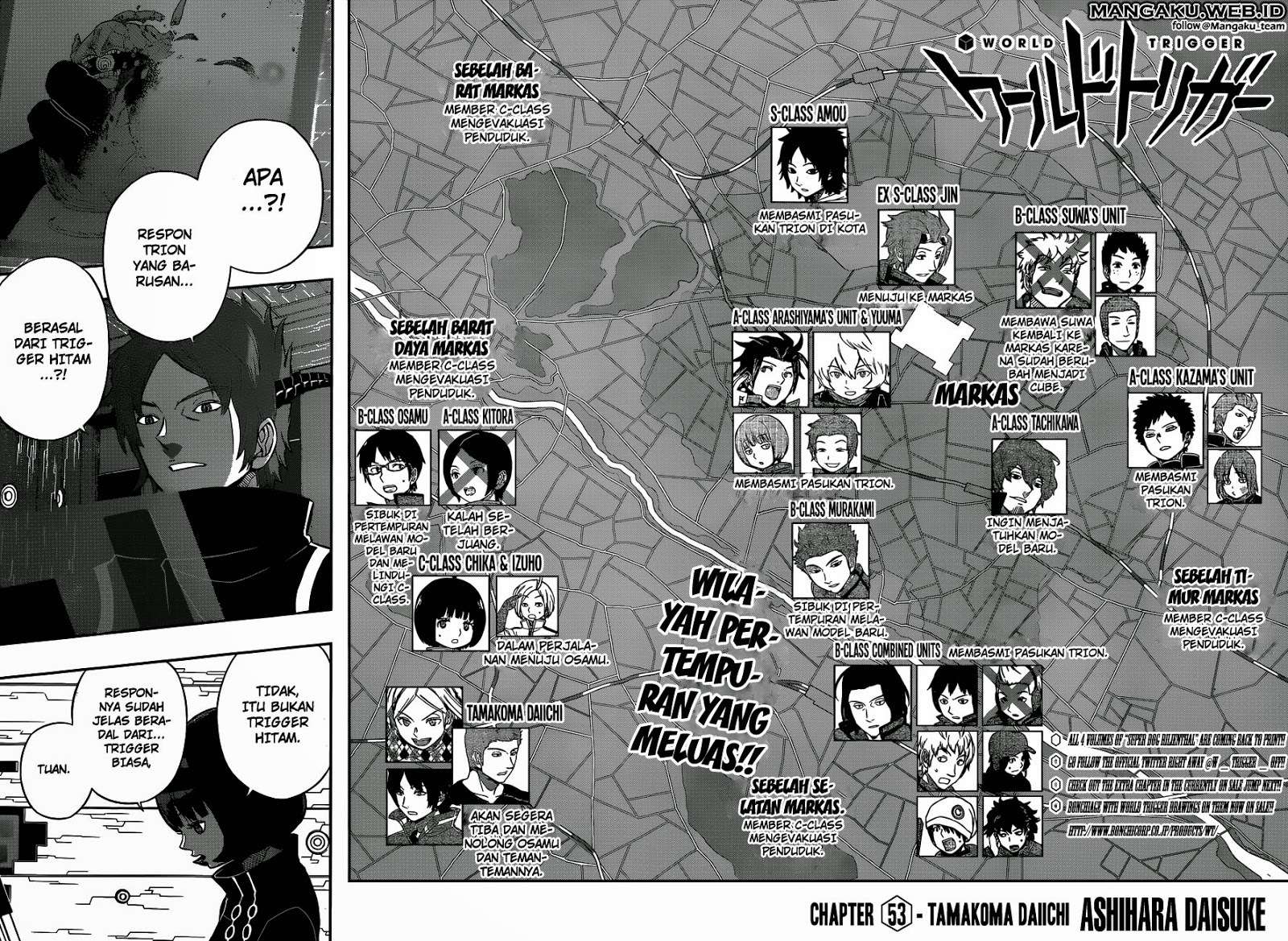 Manga World Trigger Chapter 53 gambar nomor 2
