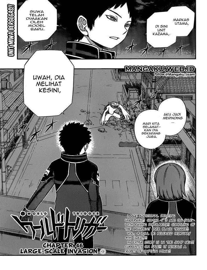 Manga World Trigger Chapter 46 gambar nomor 2