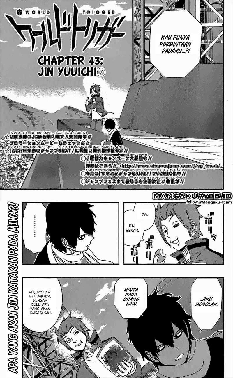 Manga World Trigger Chapter 43 gambar nomor 2