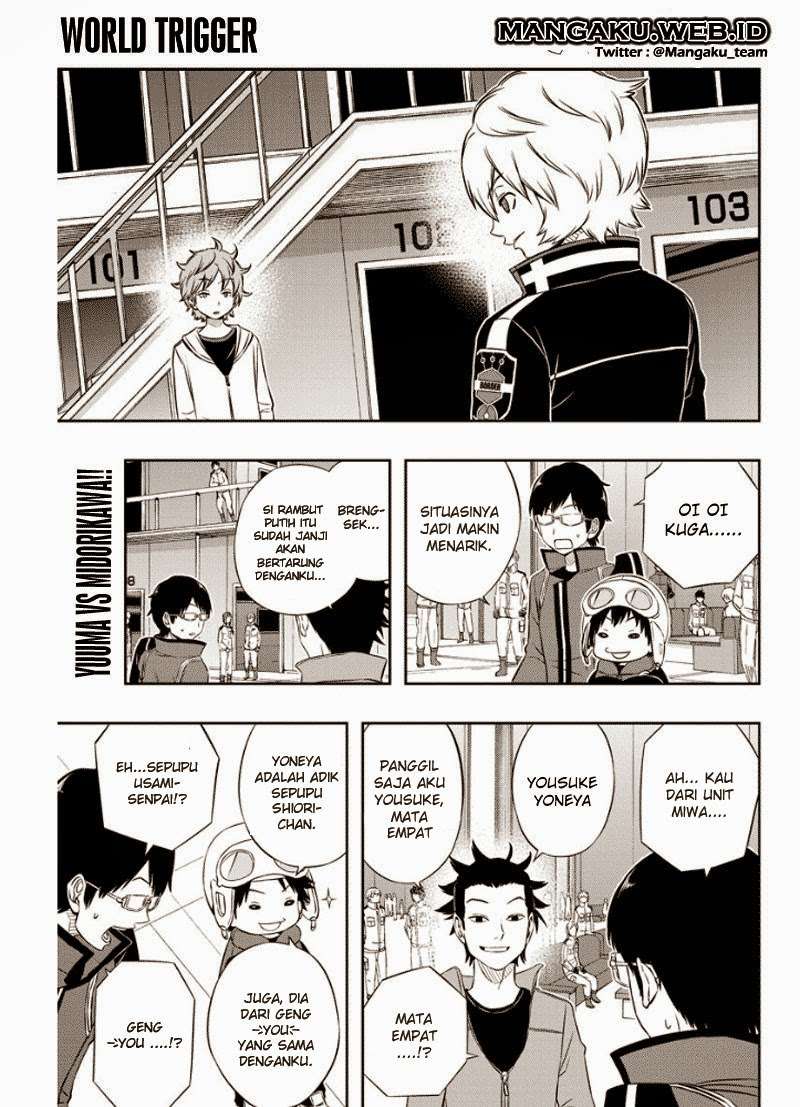 Manga World Trigger Chapter 40 gambar nomor 2