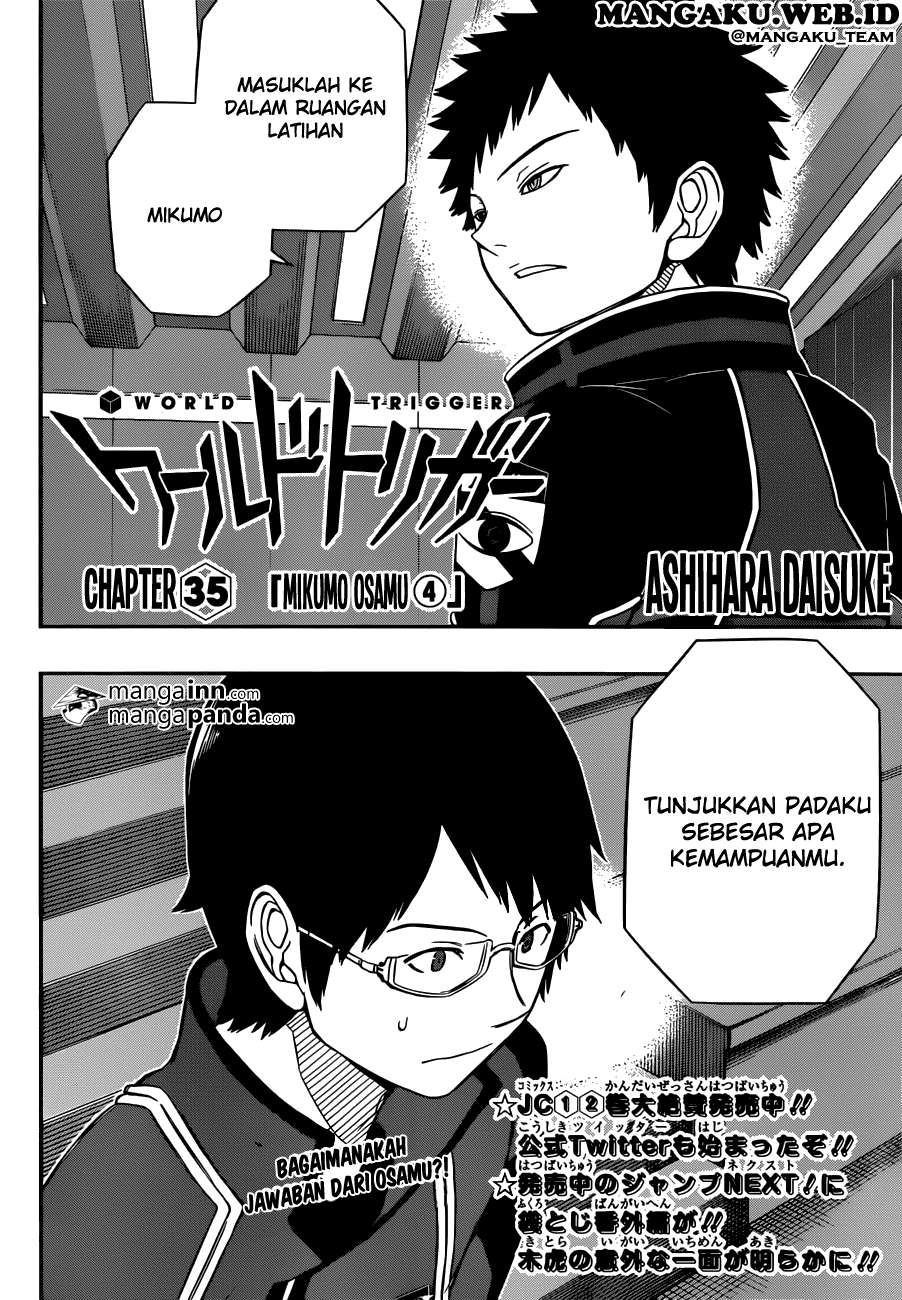 Manga World Trigger Chapter 35 gambar nomor 2
