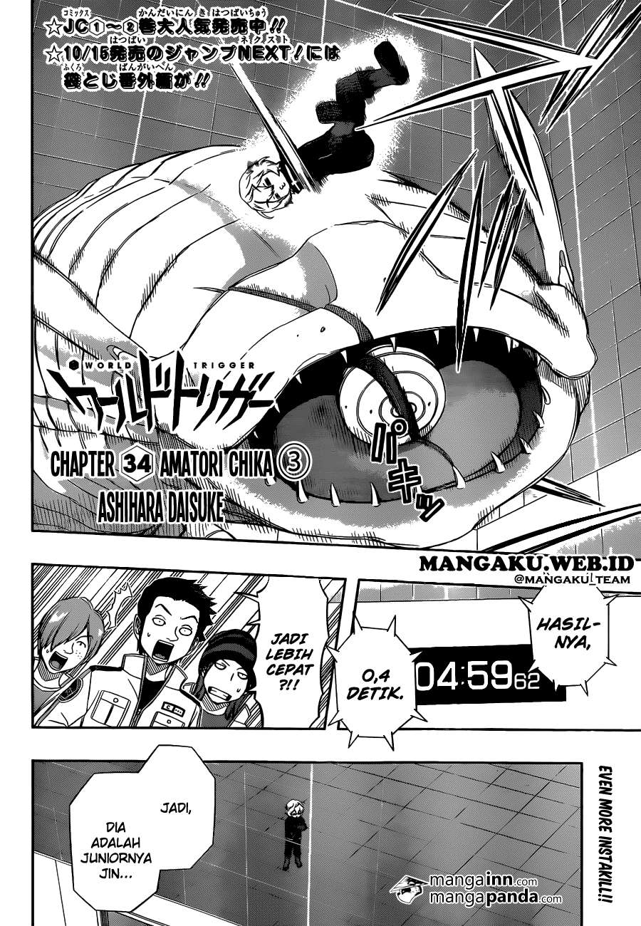 Manga World Trigger Chapter 34 gambar nomor 2