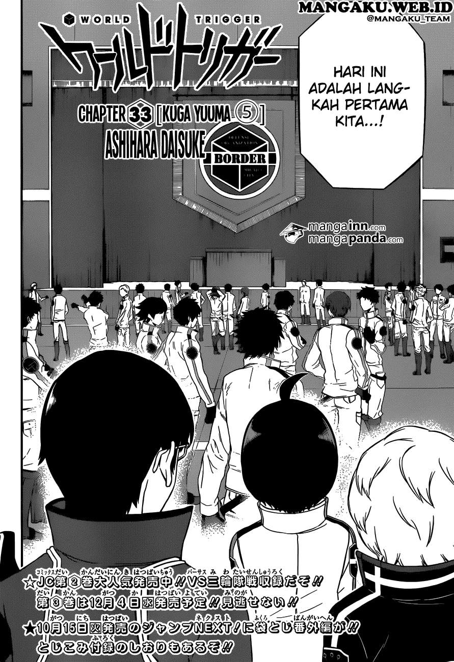 Manga World Trigger Chapter 33 gambar nomor 2