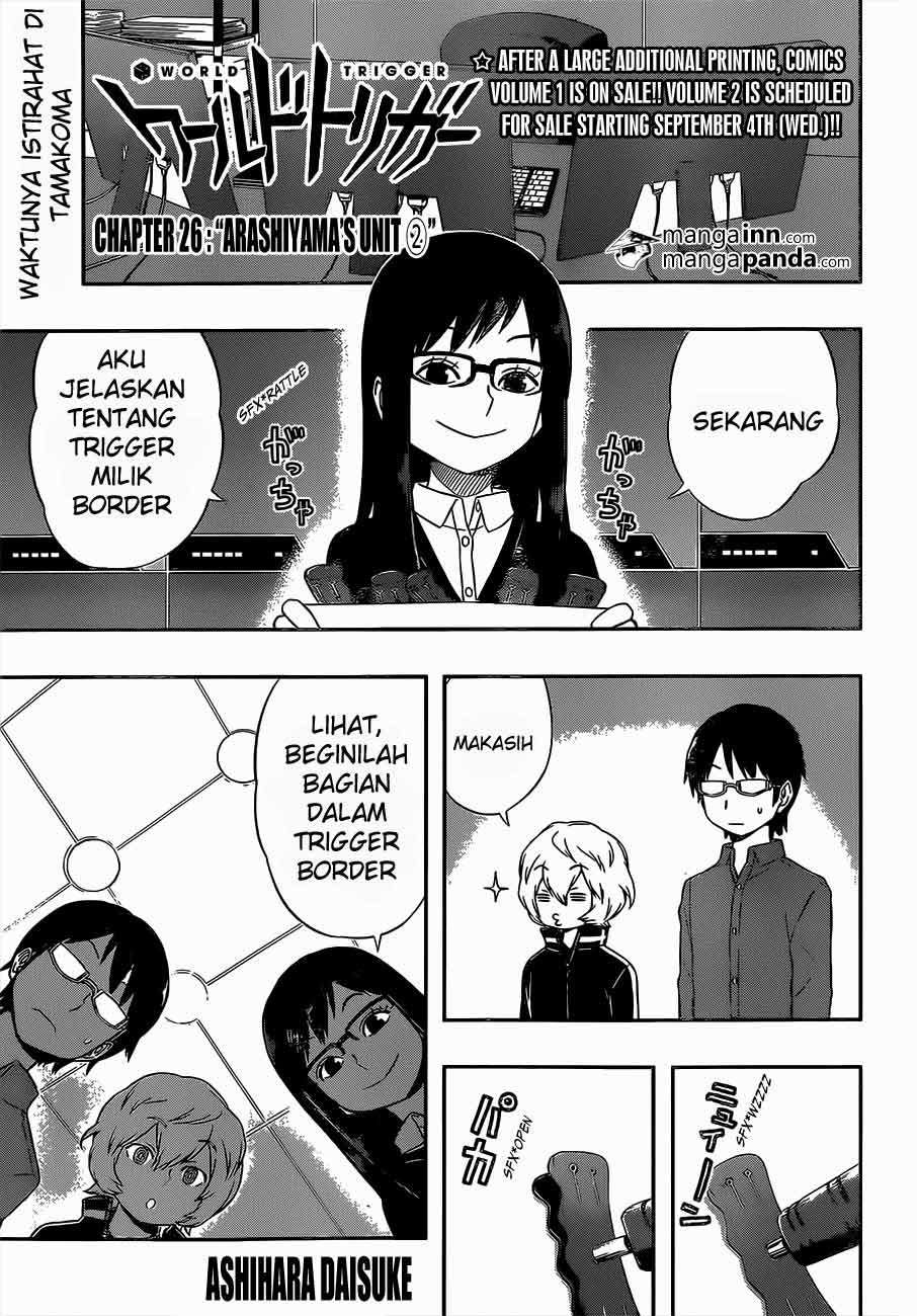 Manga World Trigger Chapter 26 gambar nomor 2