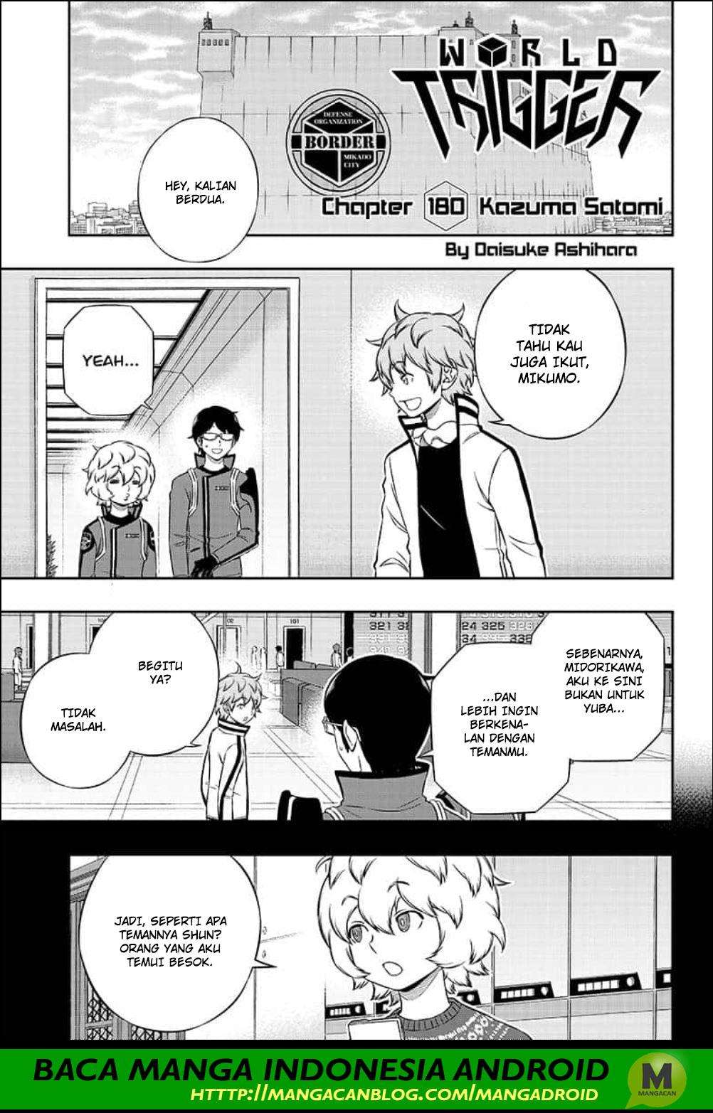 Komik World Trigger Chapter 180 gambar nomor 1