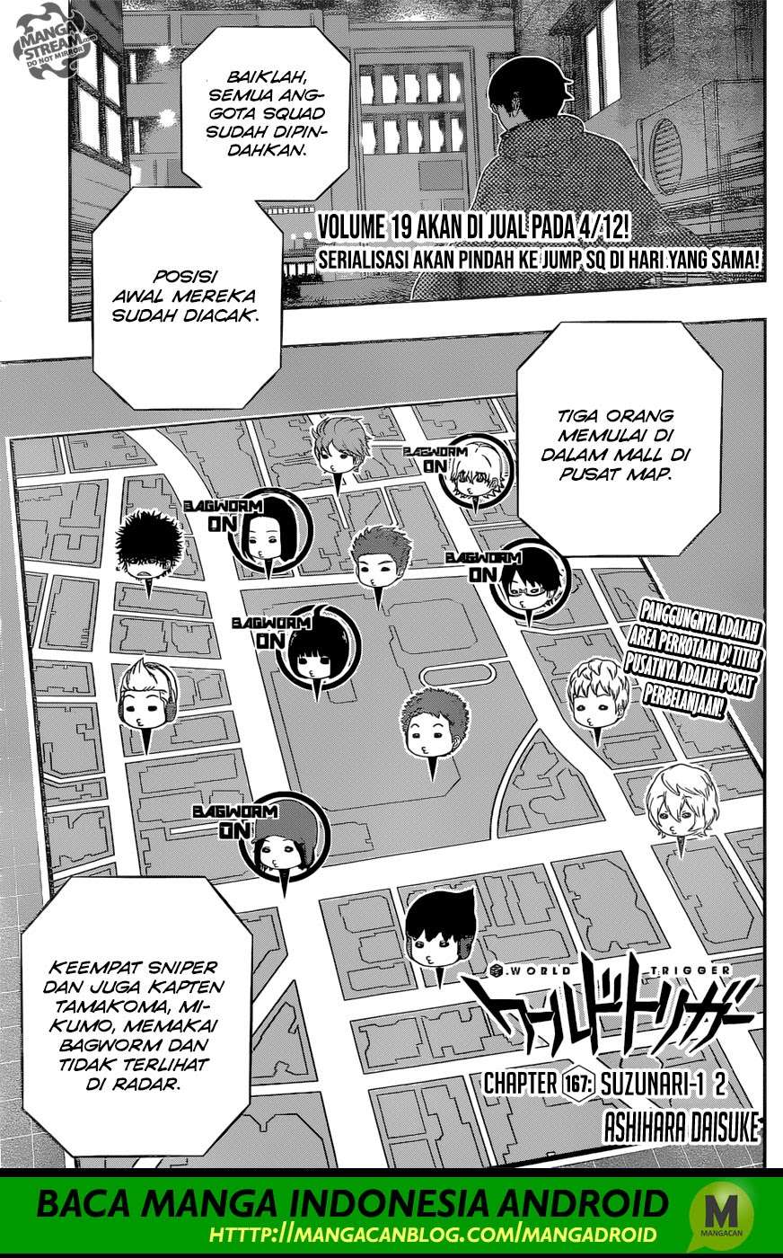 Komik World Trigger Chapter 167 gambar nomor 1