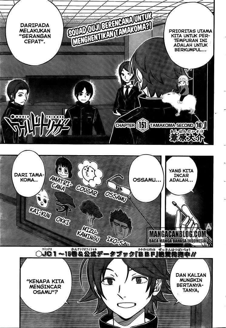 Komik World Trigger Chapter 151 gambar nomor 1