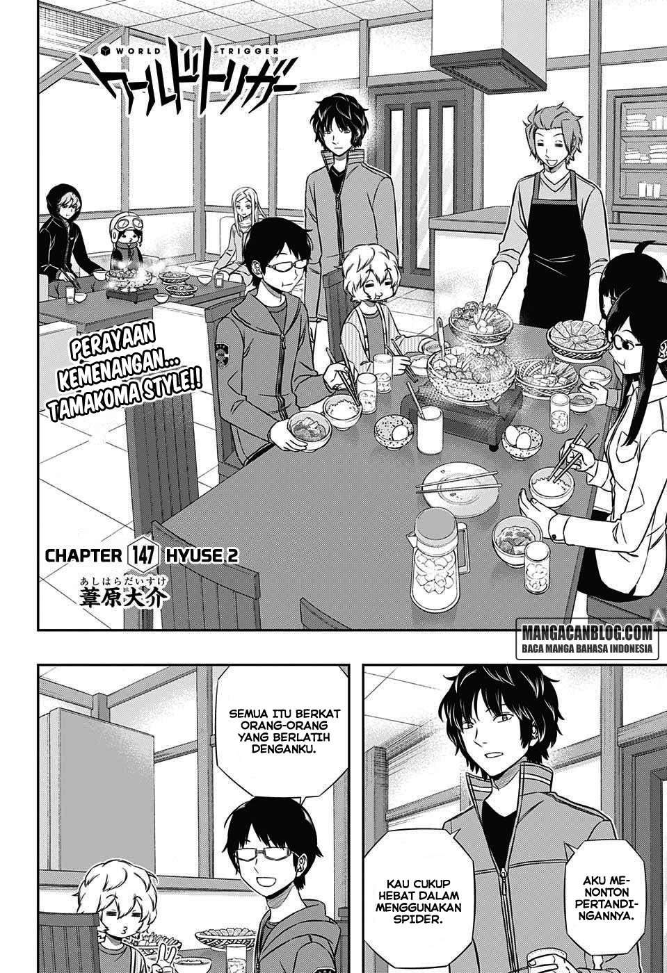Manga World Trigger Chapter 147 gambar nomor 2