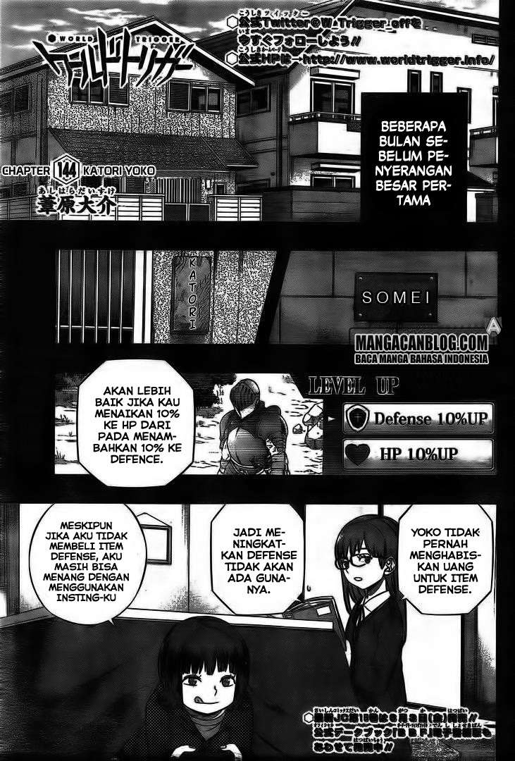 Komik World Trigger Chapter 144 gambar nomor 1
