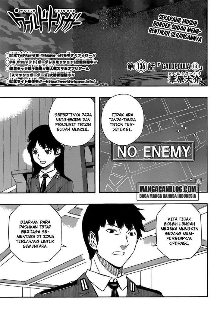 Komik World Trigger Chapter 136 gambar nomor 1