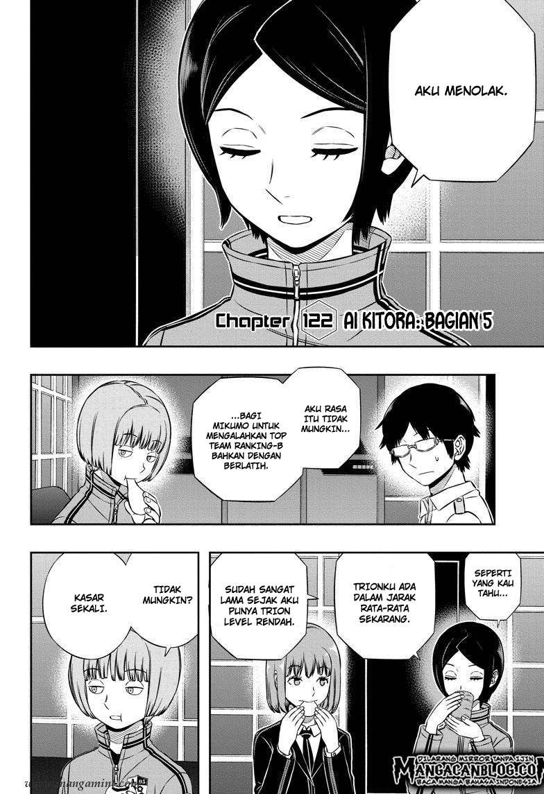 Manga World Trigger Chapter 122 gambar nomor 2