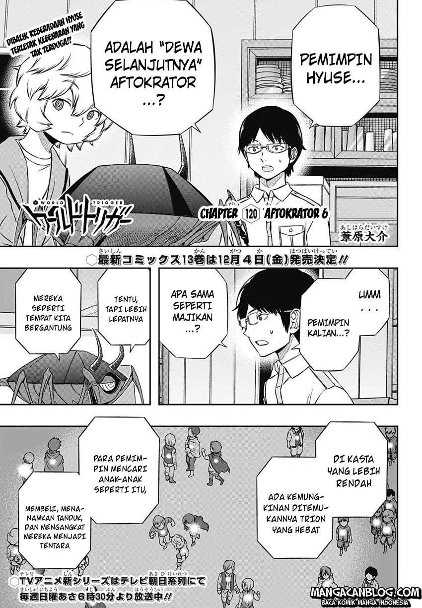 Manga World Trigger Chapter 120 gambar nomor 2