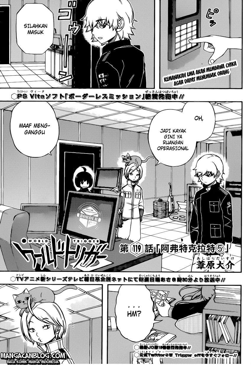 Manga World Trigger Chapter 119 gambar nomor 2