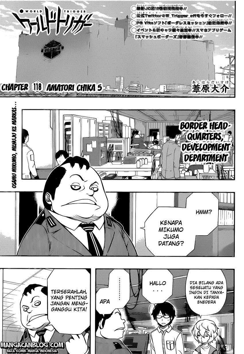 Manga World Trigger Chapter 118 gambar nomor 2
