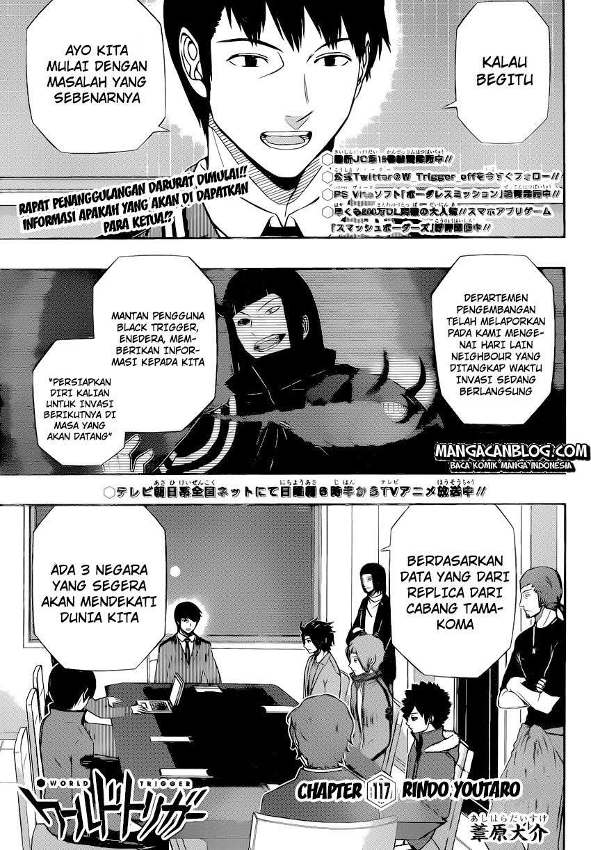 Manga World Trigger Chapter 117 gambar nomor 2