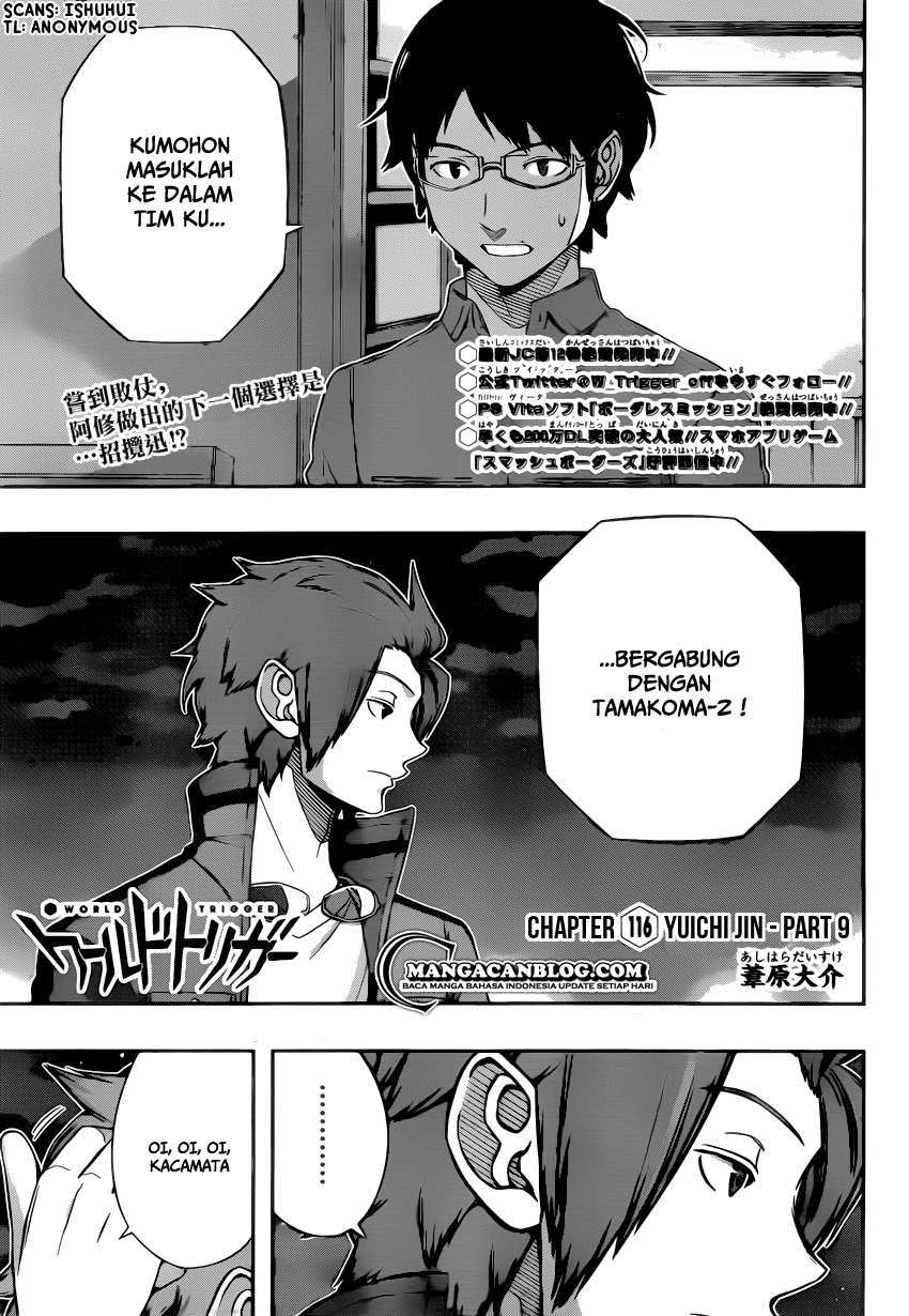 Komik World Trigger Chapter 116 gambar nomor 1