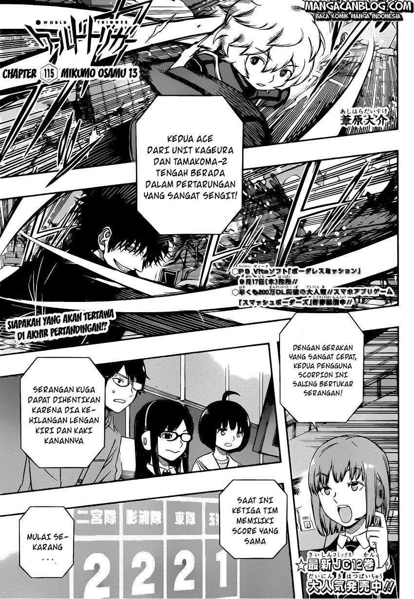 Komik World Trigger Chapter 115 gambar nomor 1