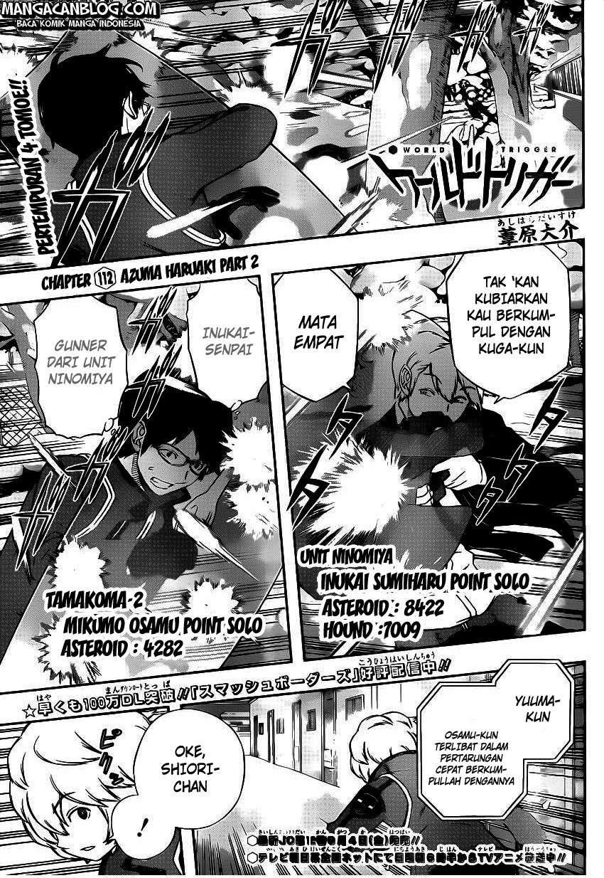 Manga World Trigger Chapter 112 gambar nomor 2
