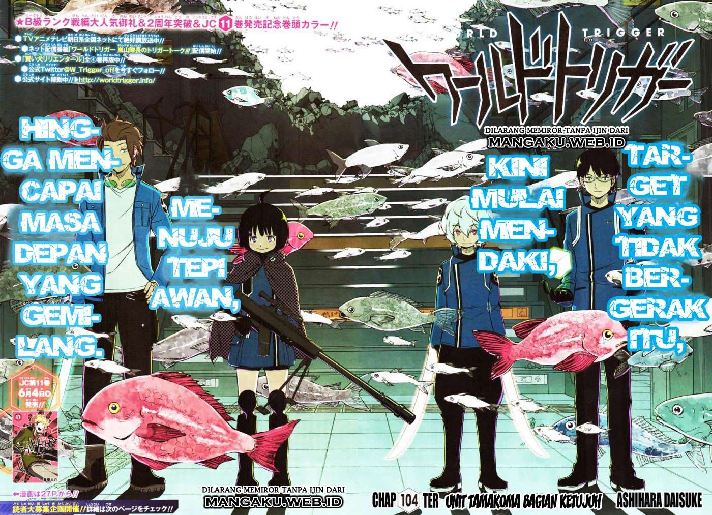 Manga World Trigger Chapter 104 gambar nomor 2