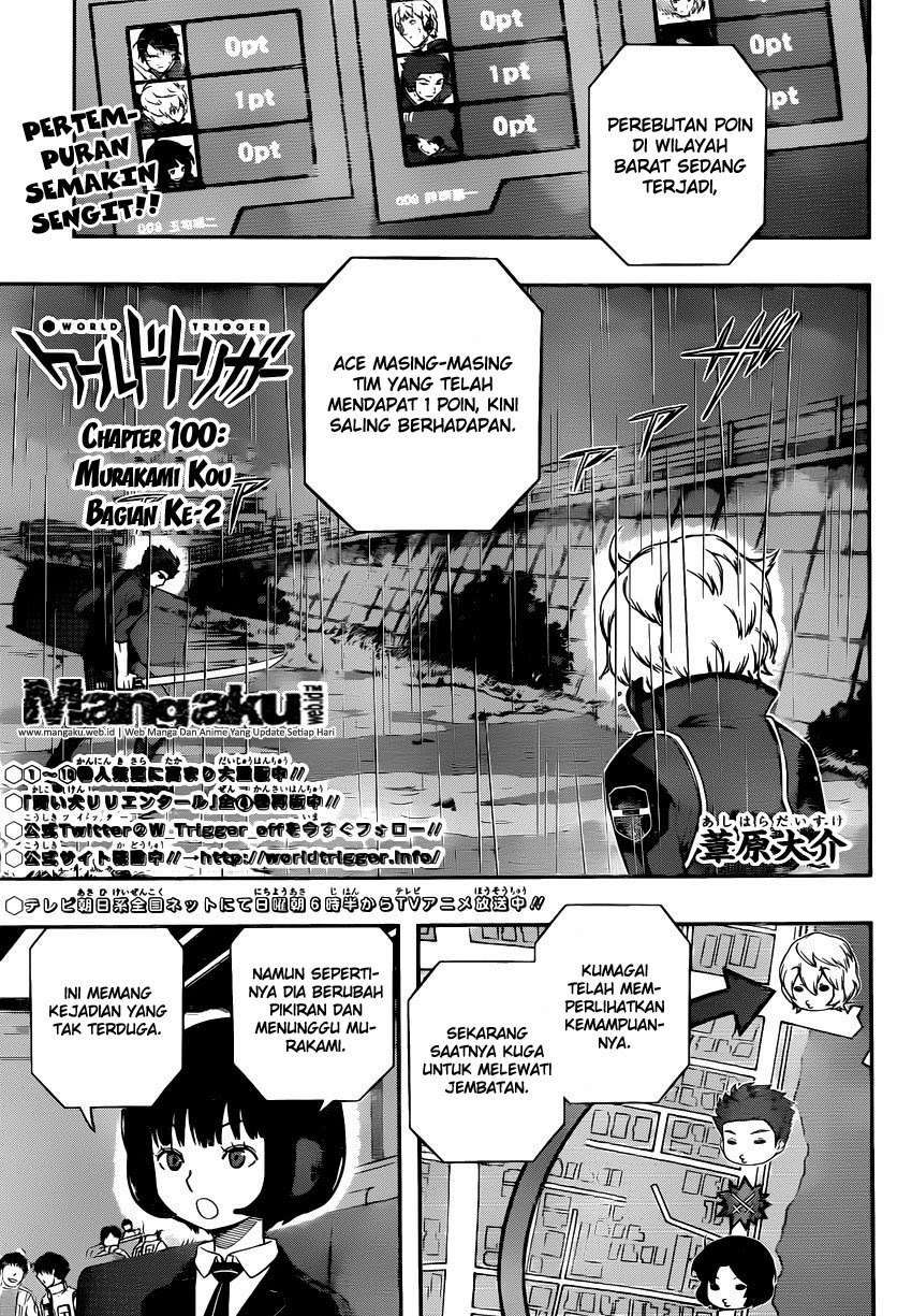 Manga World Trigger Chapter 100 gambar nomor 2
