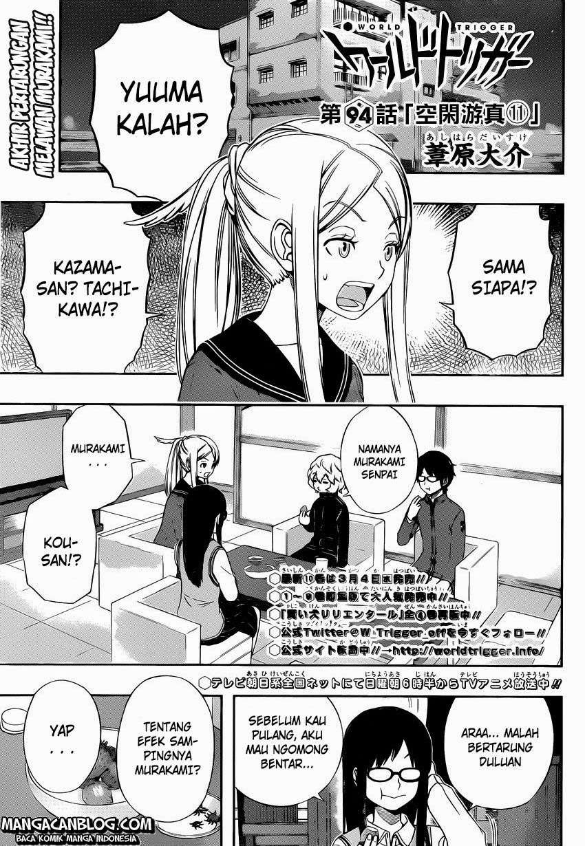 Manga World Trigger Chapter 94 gambar nomor 2