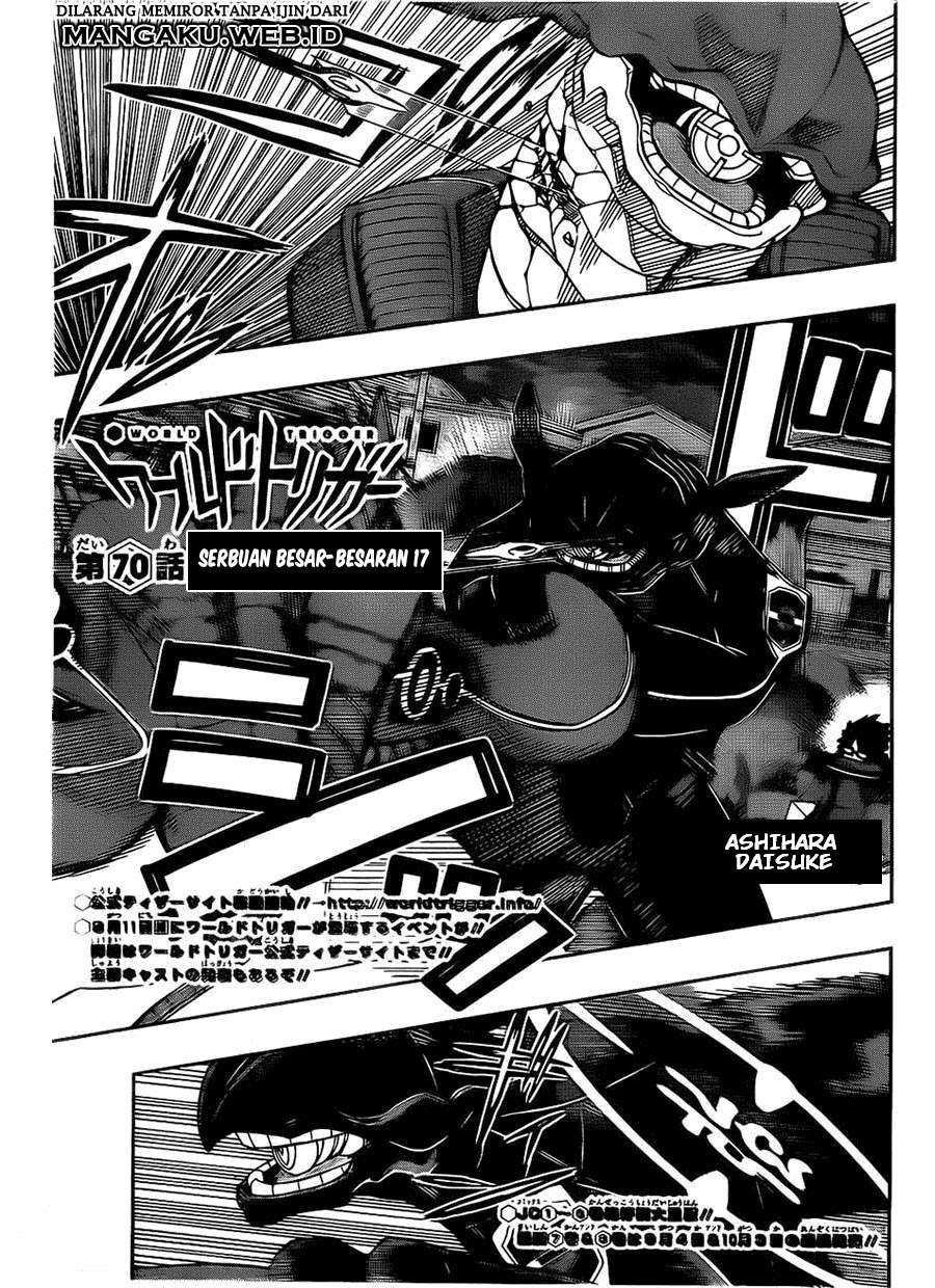 Manga World Trigger Chapter 70 gambar nomor 2