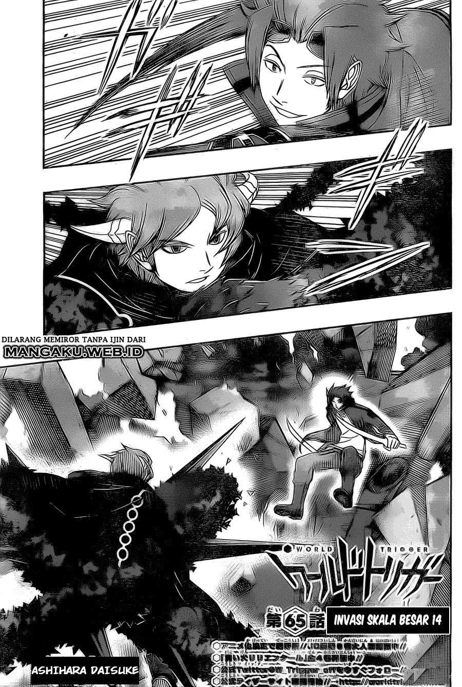 Manga World Trigger Chapter 65 gambar nomor 2