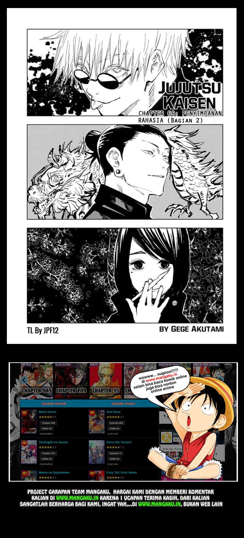 Manga Jujutsu Kaisen Chapter 66 gambar nomor 2