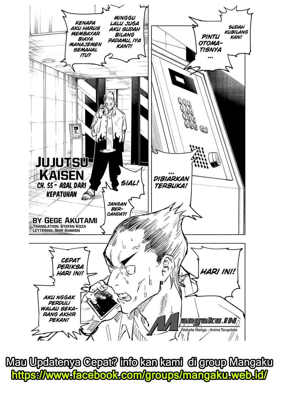 Manga Jujutsu Kaisen Chapter 55 gambar nomor 2