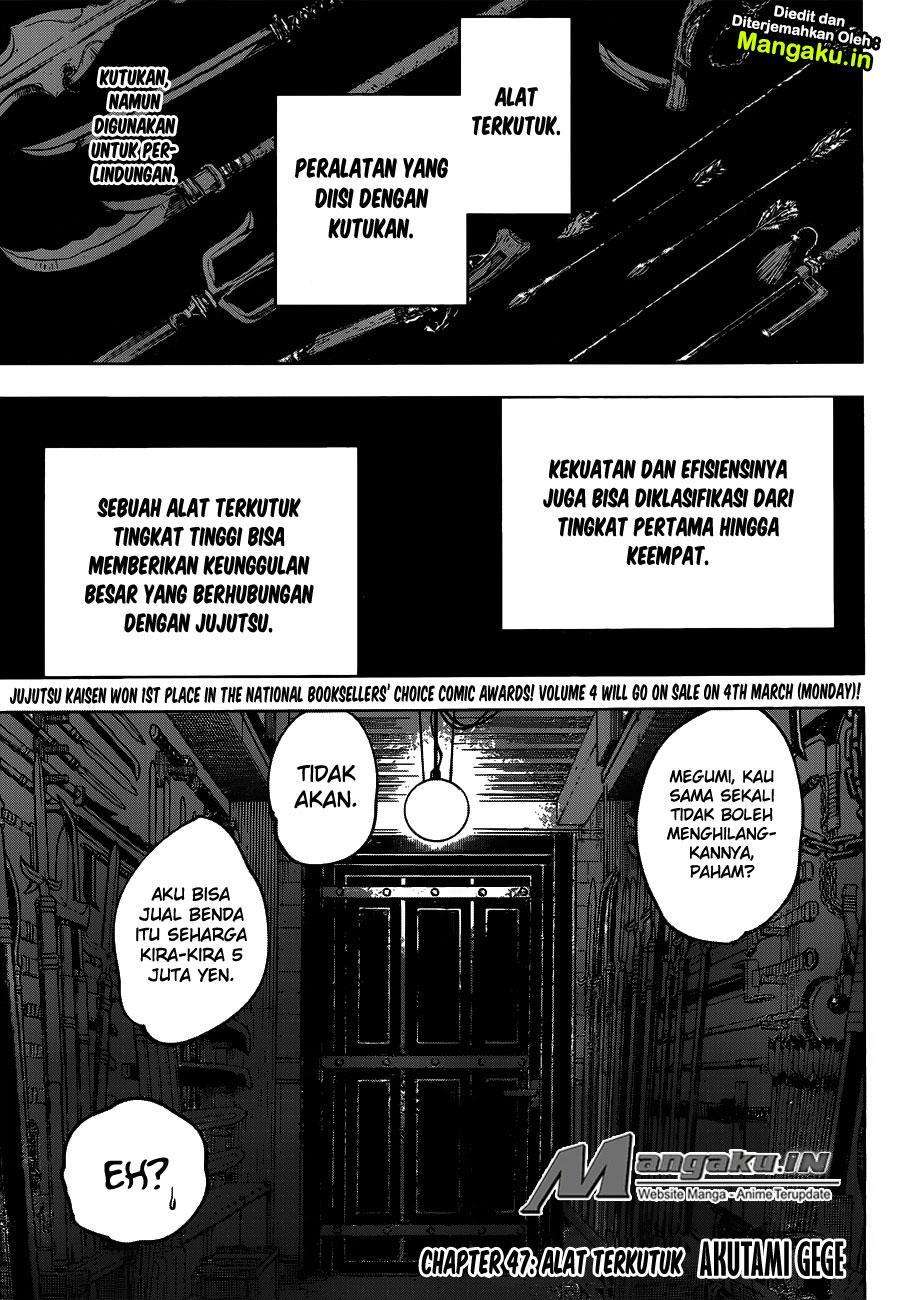 Manga Jujutsu Kaisen Chapter 47 gambar nomor 2