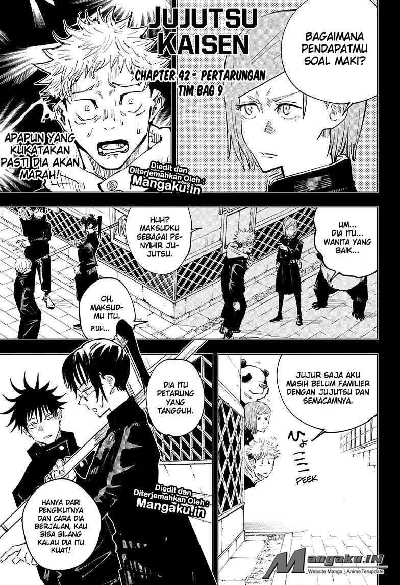 Manga Jujutsu Kaisen Chapter 42 gambar nomor 2