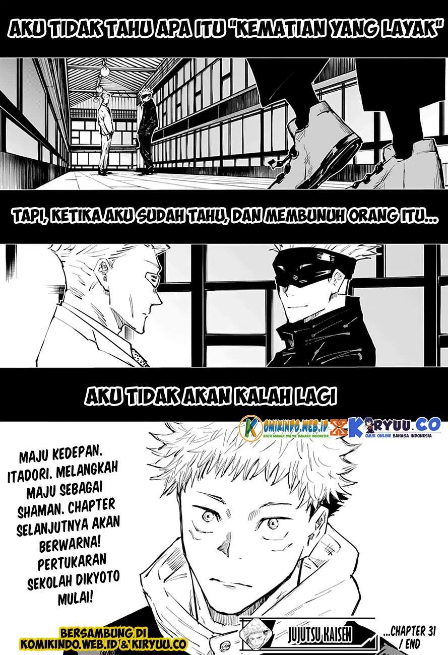 Jujutsu Kaisen Chapter 31 Gambar 23