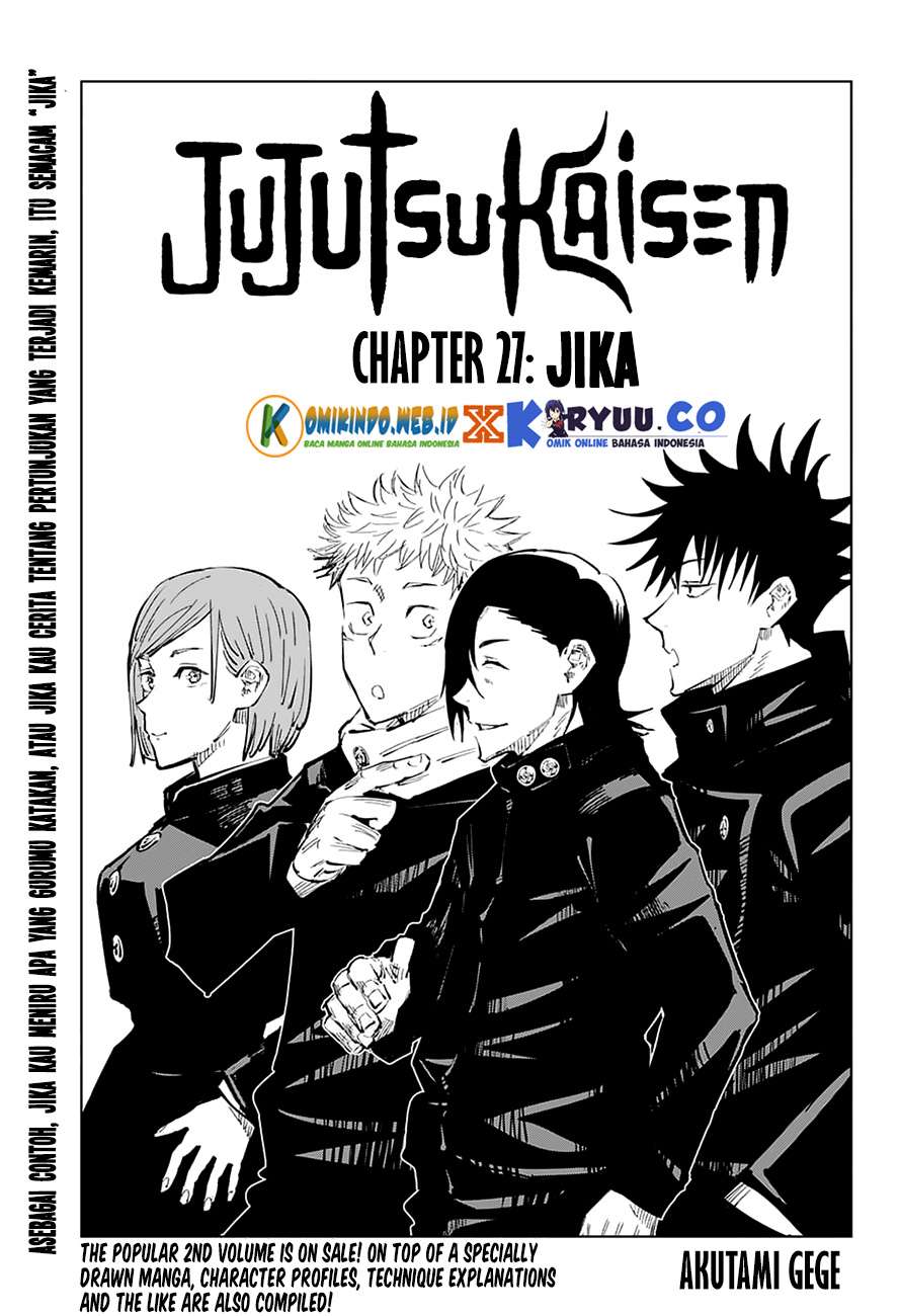 Manga Jujutsu Kaisen Chapter 27 gambar nomor 2