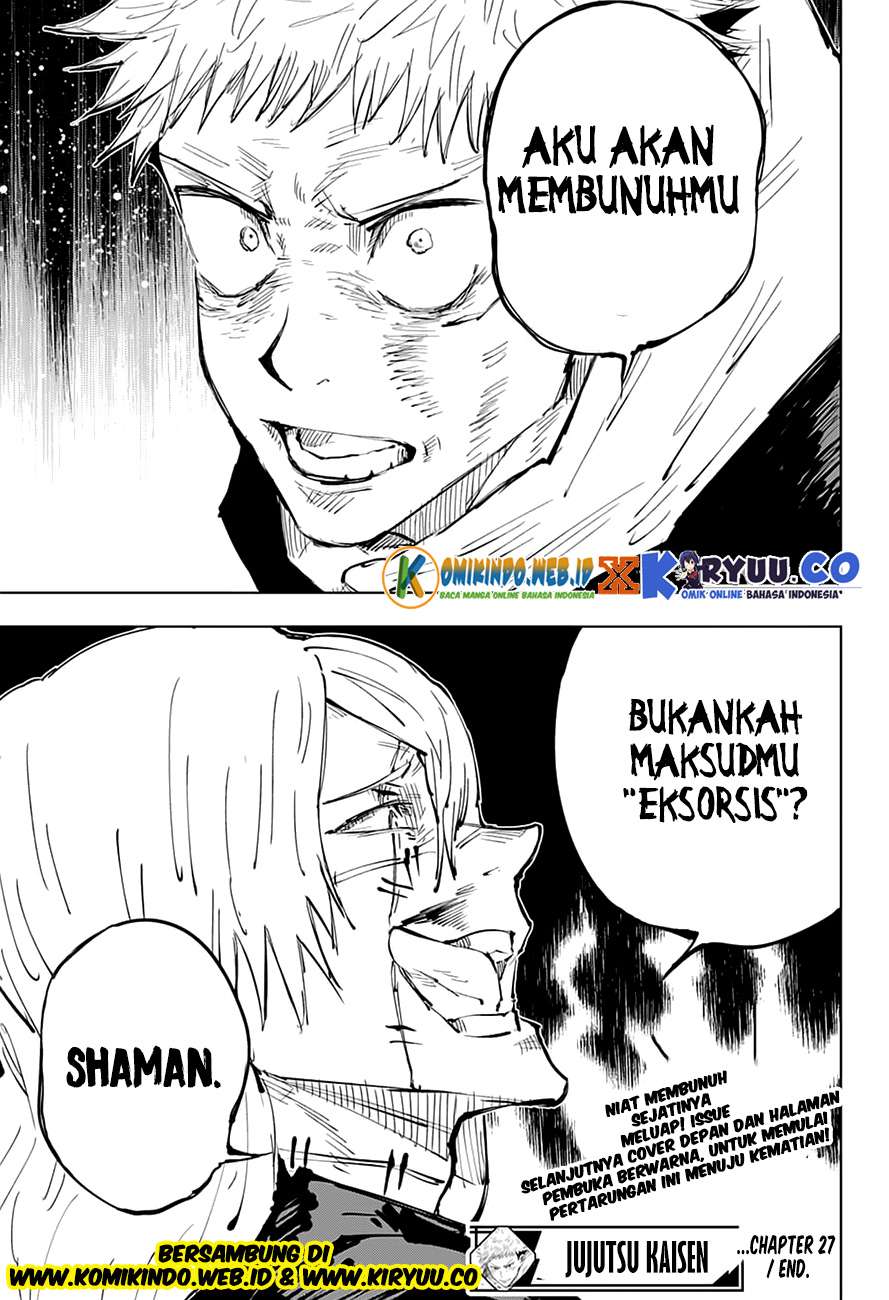 Jujutsu Kaisen Chapter 27 Gambar 21