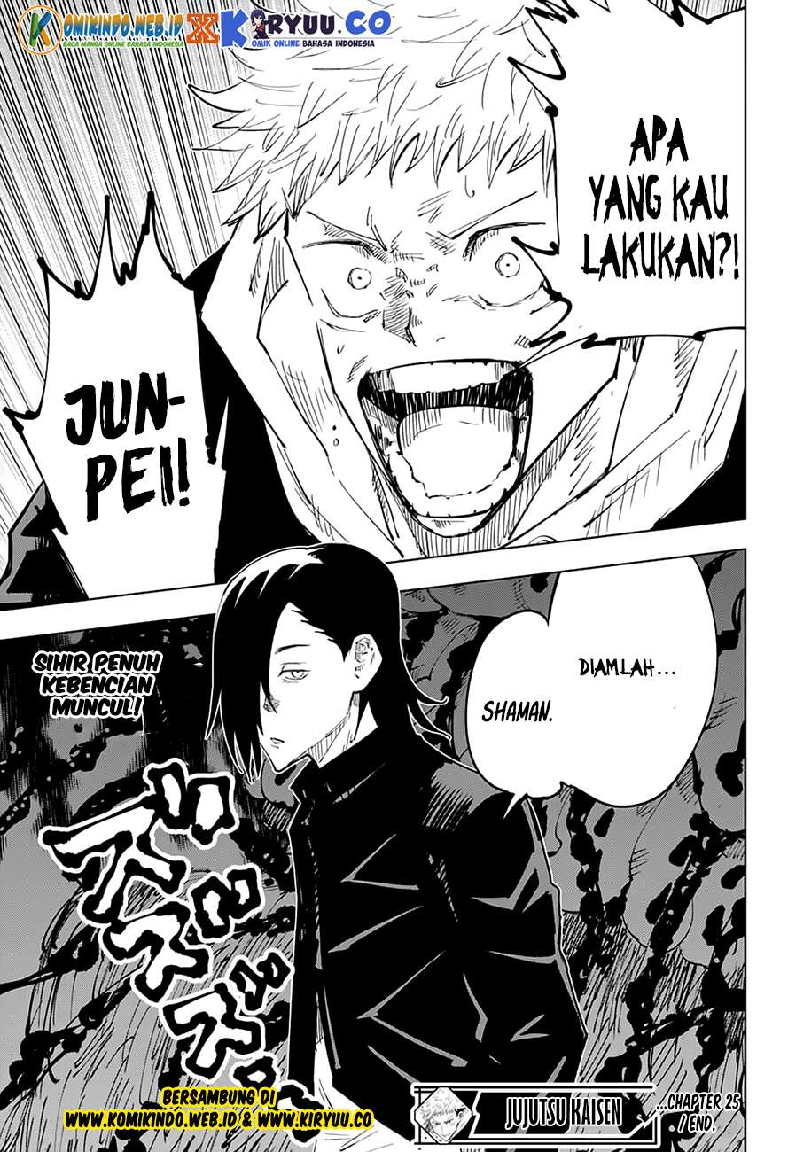 Jujutsu Kaisen Chapter 25 Gambar 22