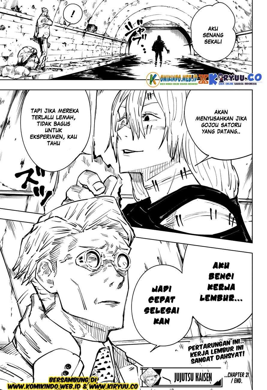 Jujutsu Kaisen Chapter 21 Gambar 19