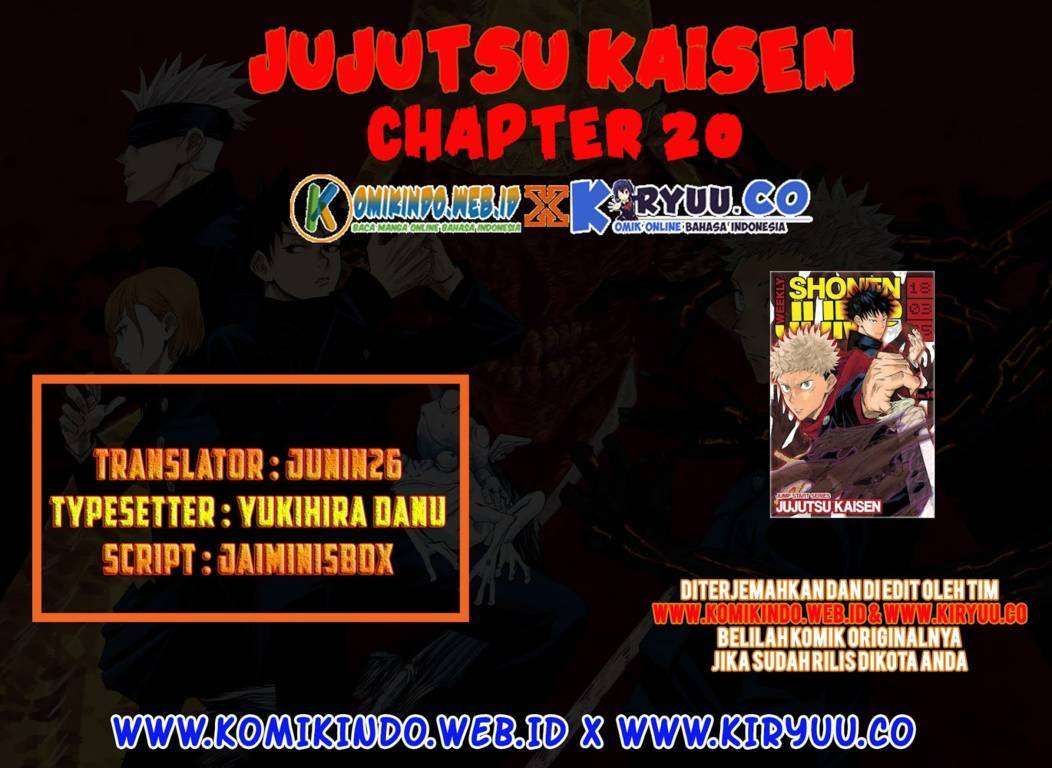 Jujutsu Kaisen Chapter 20 Gambar 4