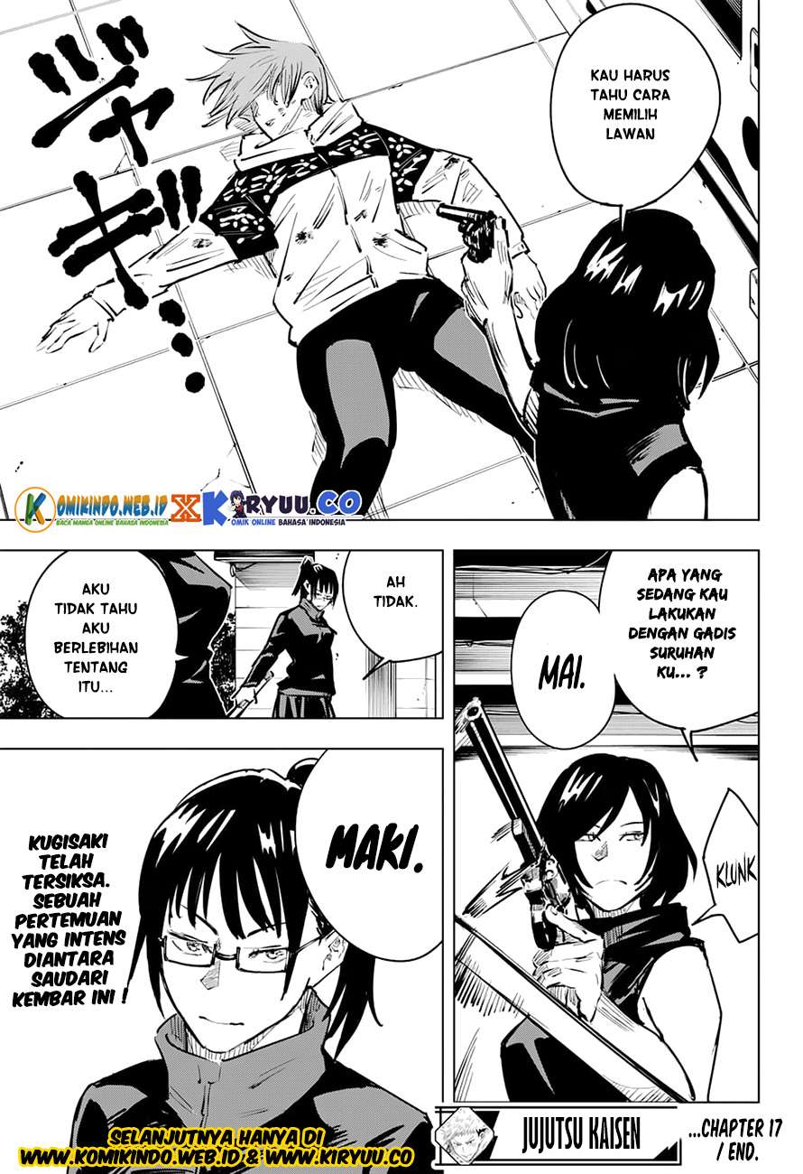 Jujutsu Kaisen Chapter 17 Gambar 22