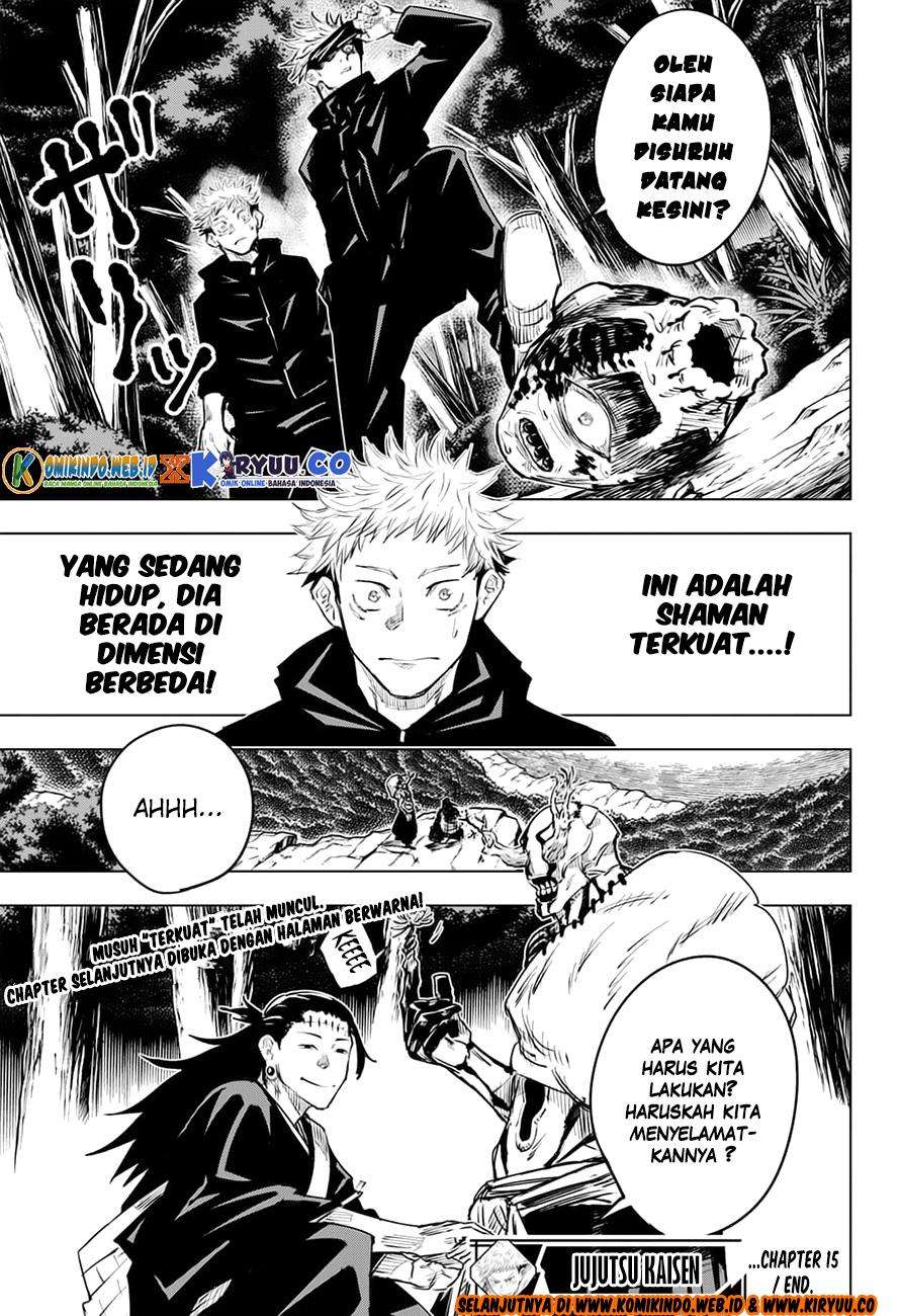 Jujutsu Kaisen Chapter 15 Gambar 19