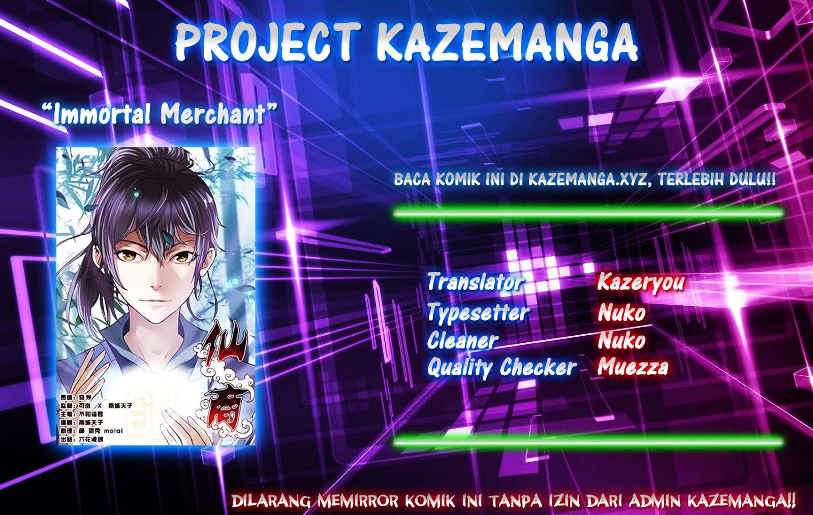 Komik Immortal Merchant Chapter 1 gambar nomor 1