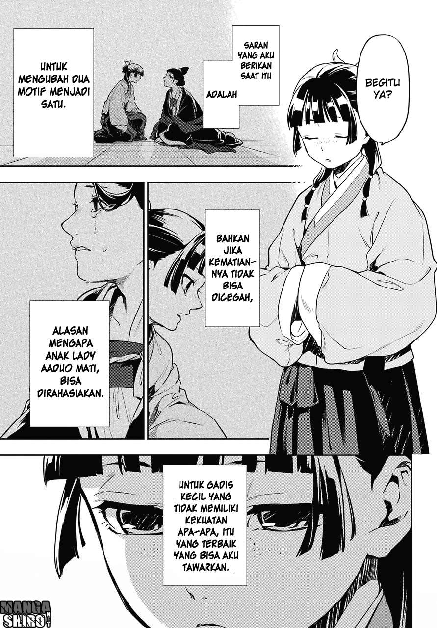 Kusuriya no Hitorigoto Chapter 17 Gambar 37