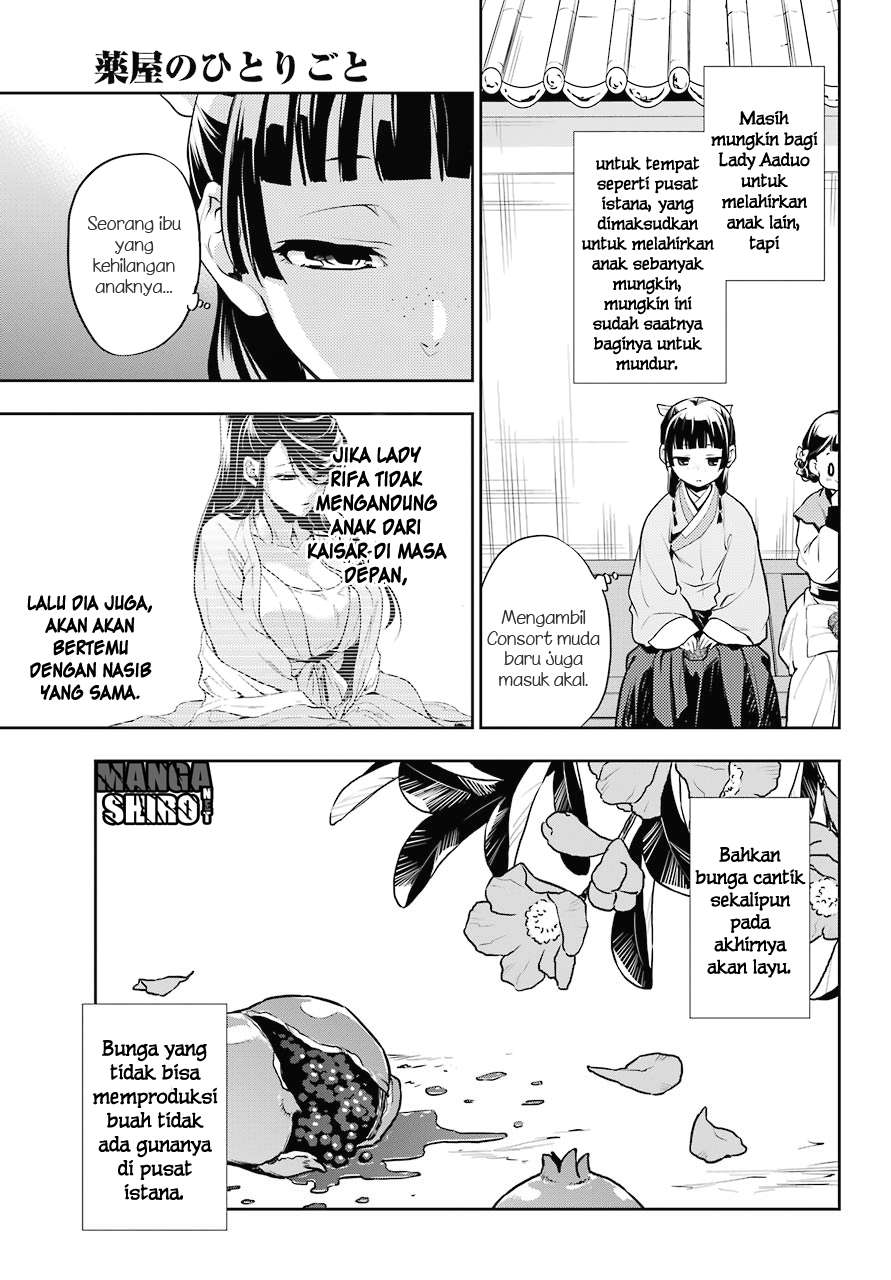 Kusuriya no Hitorigoto Chapter 15 Gambar 20