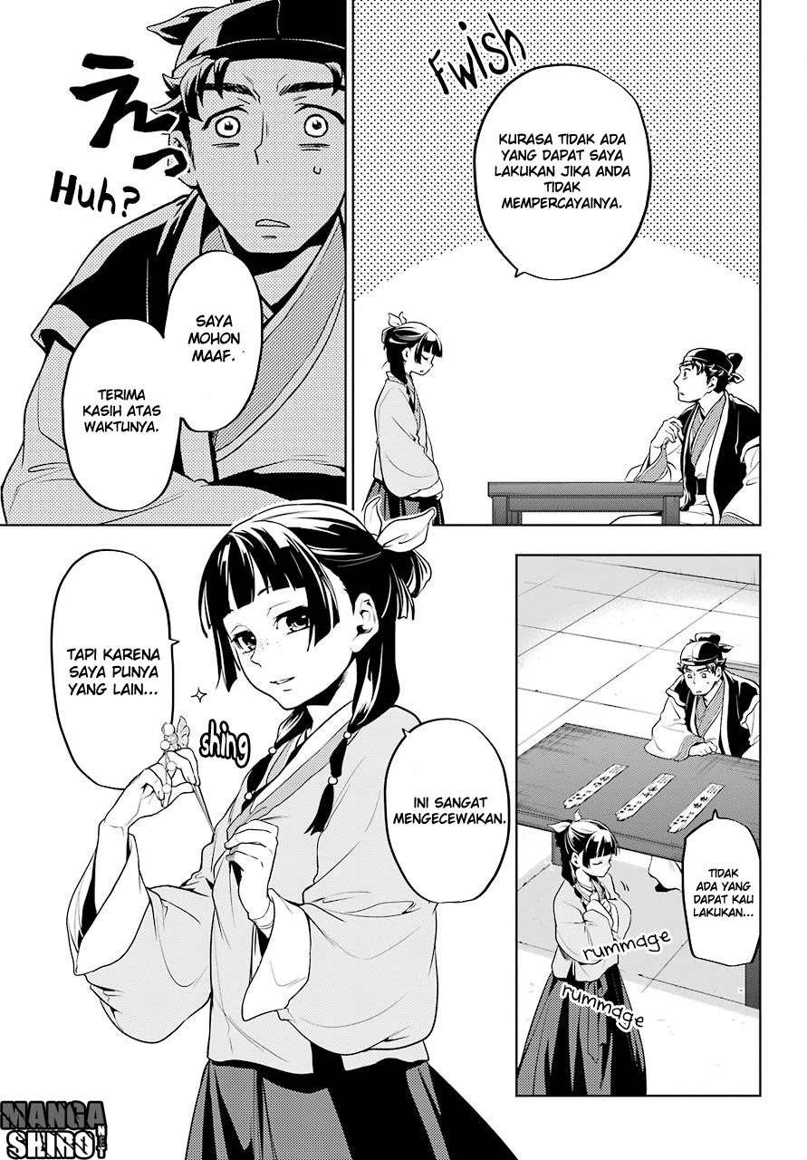 Kusuriya no Hitorigoto Chapter 10 Gambar 22